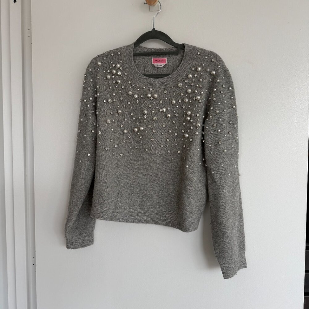 Kate Spade Embellished Sweater (Size L Great Condition)